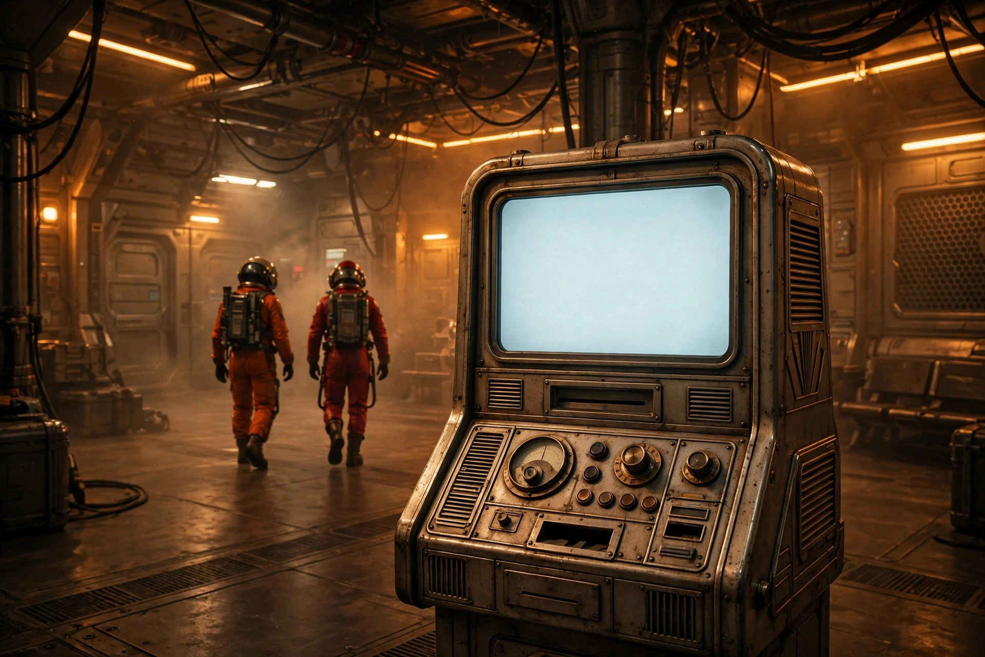 Price tag display beside the Norcek facility entrance with two explorers